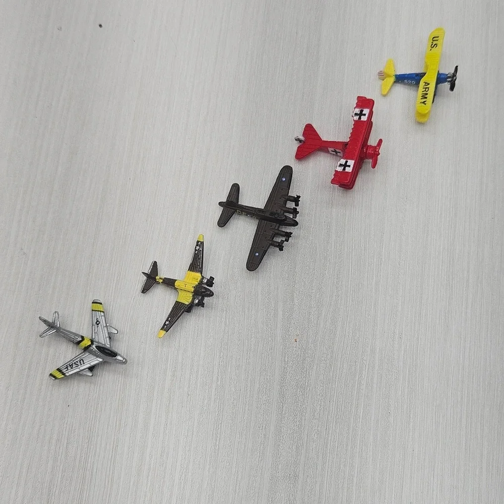Vintage Lot 15 Micro Machines Fighter Jets War Planes 1980s